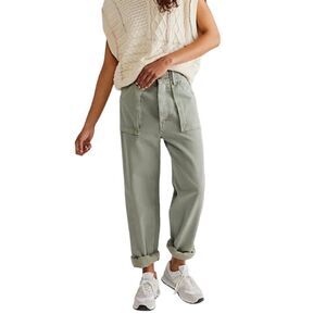 We the Free Low Rise Light Blue Trousers Joggers Pants Ankle Tie Women's S NWT